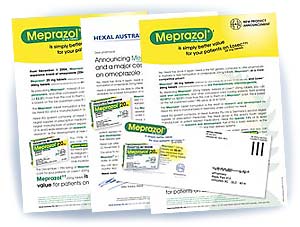 Inserts for pharmaceutical and medical magazines