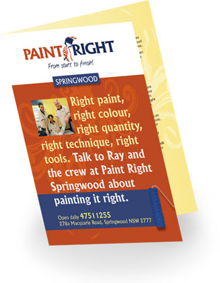Paint Right Springwood brochure